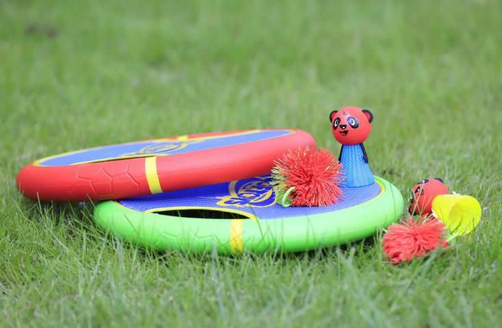 Trampoline Paddle Ball Game Set-Springy Ball Set
