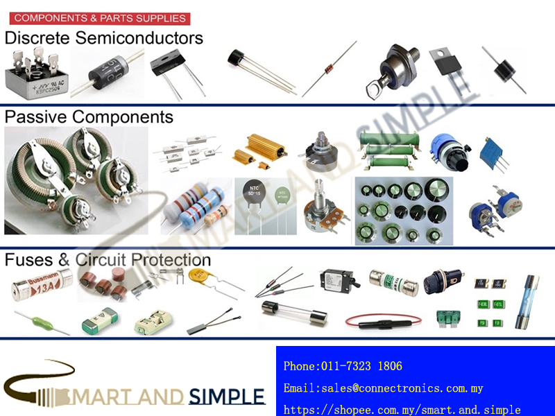 Discrete Semiconductors, diodes, Bridge Rectifier fuses, Resistors, variable resistor