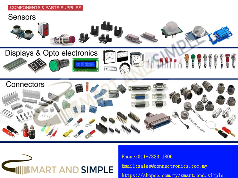 Sensors, Module, opto electronics, Leds, connectors- d-sub, terminal block, cable lugs