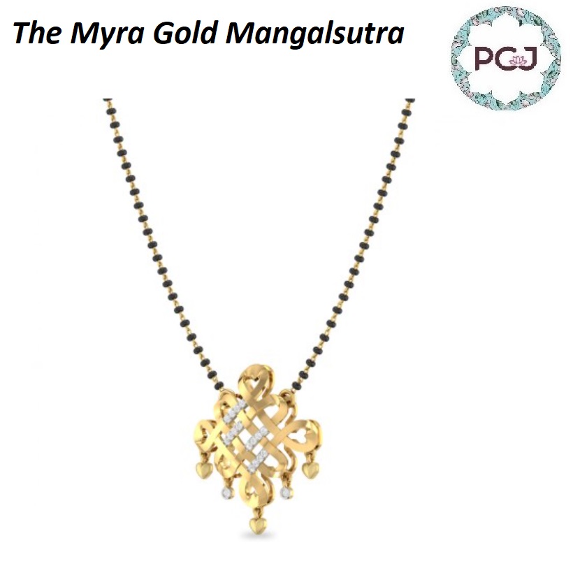 Buy 22KT Myra Gold Mangalsutra By PC Jeweller