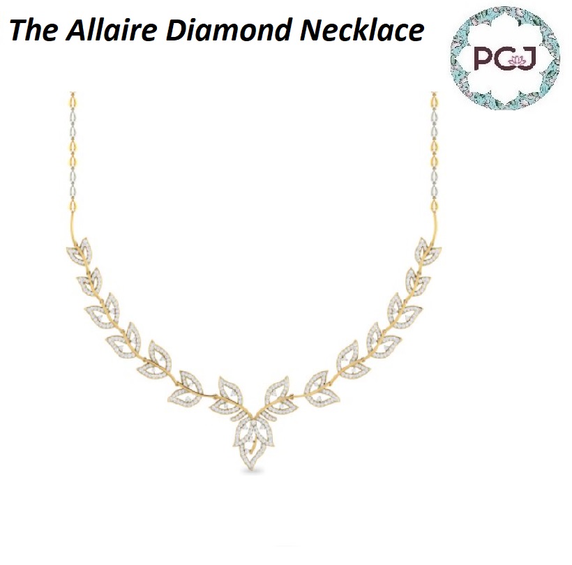 Buy Allaire Diamond Necklace By PC Jeweller