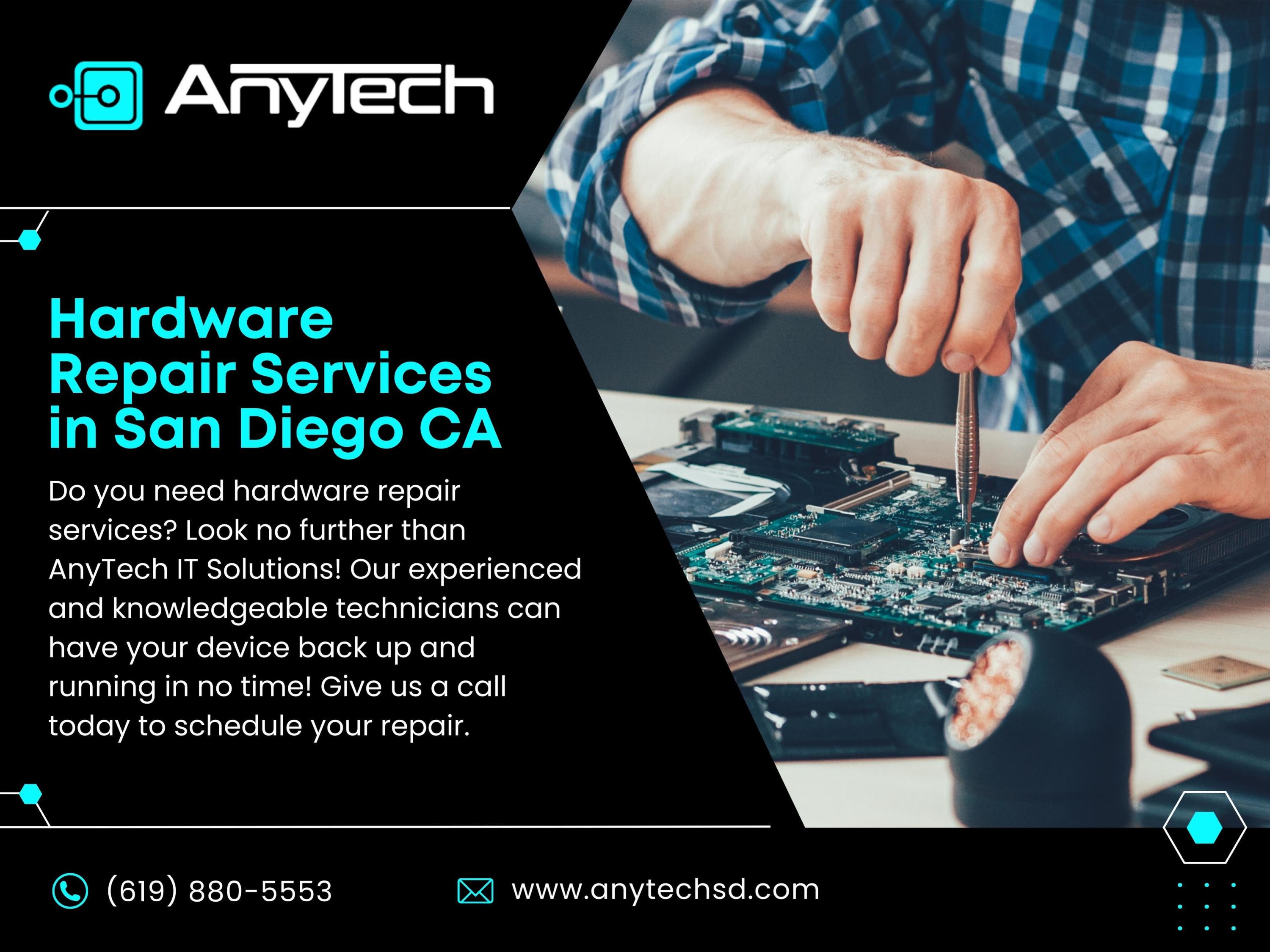 Computer Hardware repair San Diego, CA