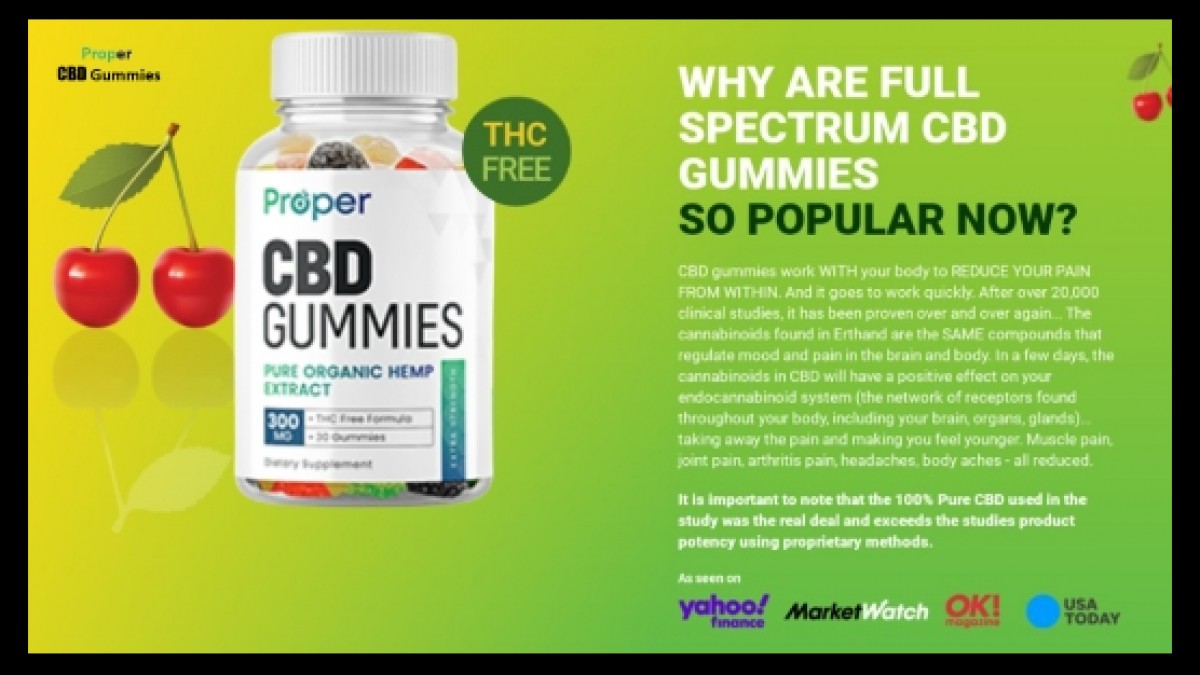 Proper CBD Gummies Reviews