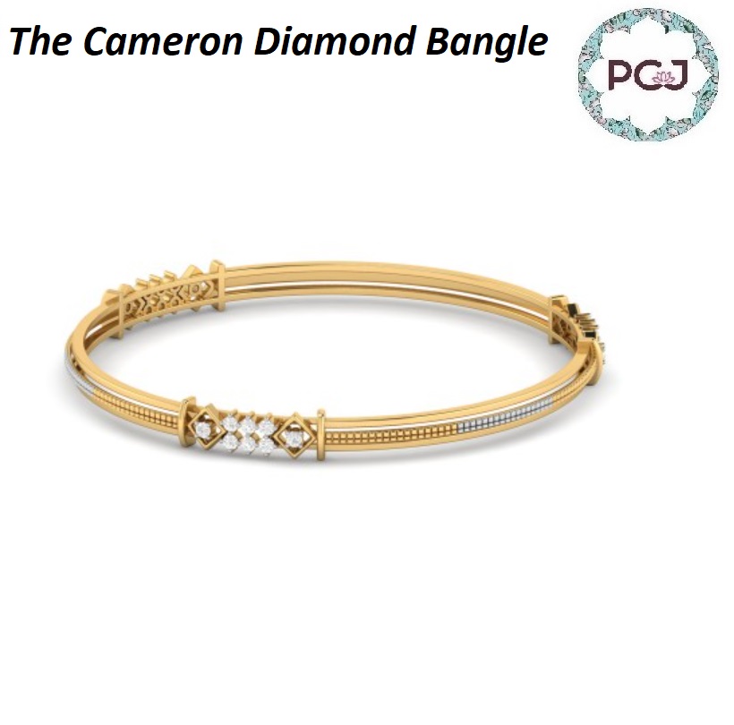 Buy Cameron Diamond Bangle By PC Jeweller