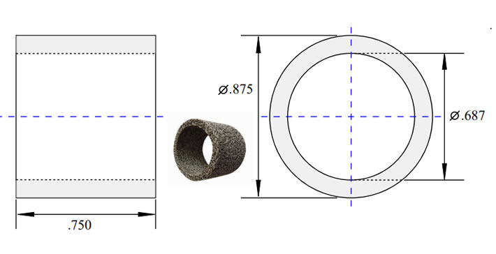 Knitted Mesh Filter Element