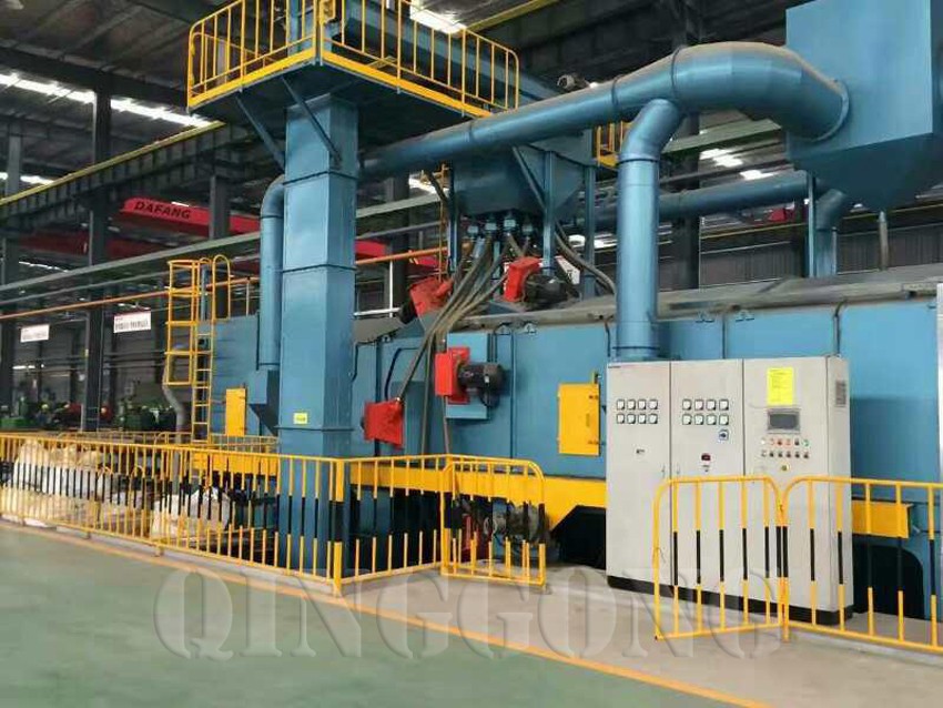 STEEL STRUCTURE SHOT BLASTING MACHINE