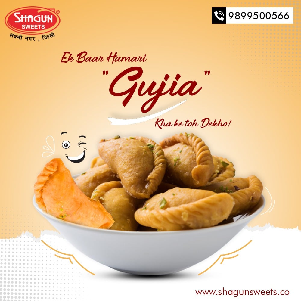 Best Gujiya in Delhi