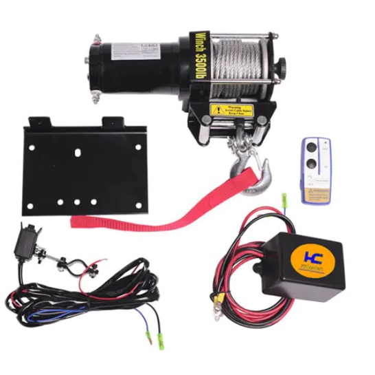 Vehicle mounted ATV winch-P3500