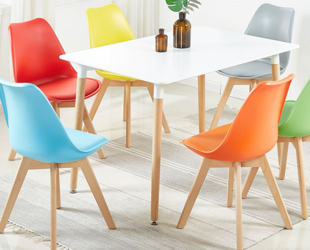 Custom Grey Plastic Dining Chairs Bulk For Sale