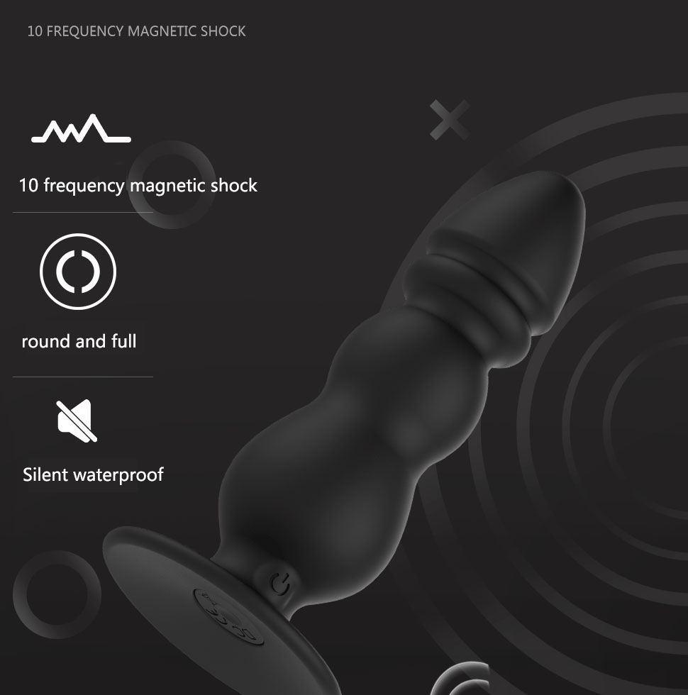 Wireless Controlled Vibrating Anal Plug & Thrust Retractable