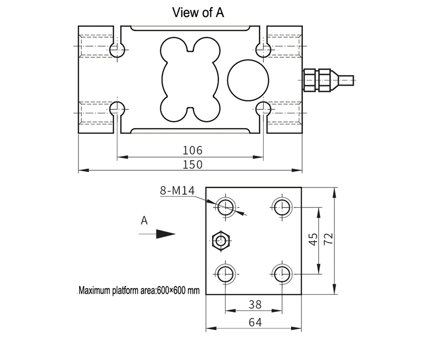 TJH-2D Parallel Beam Load Cell