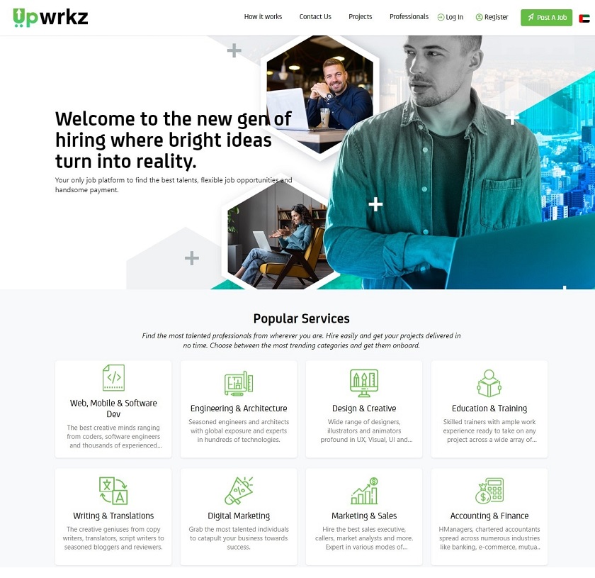 Upwrkz - Upwork Clone Script