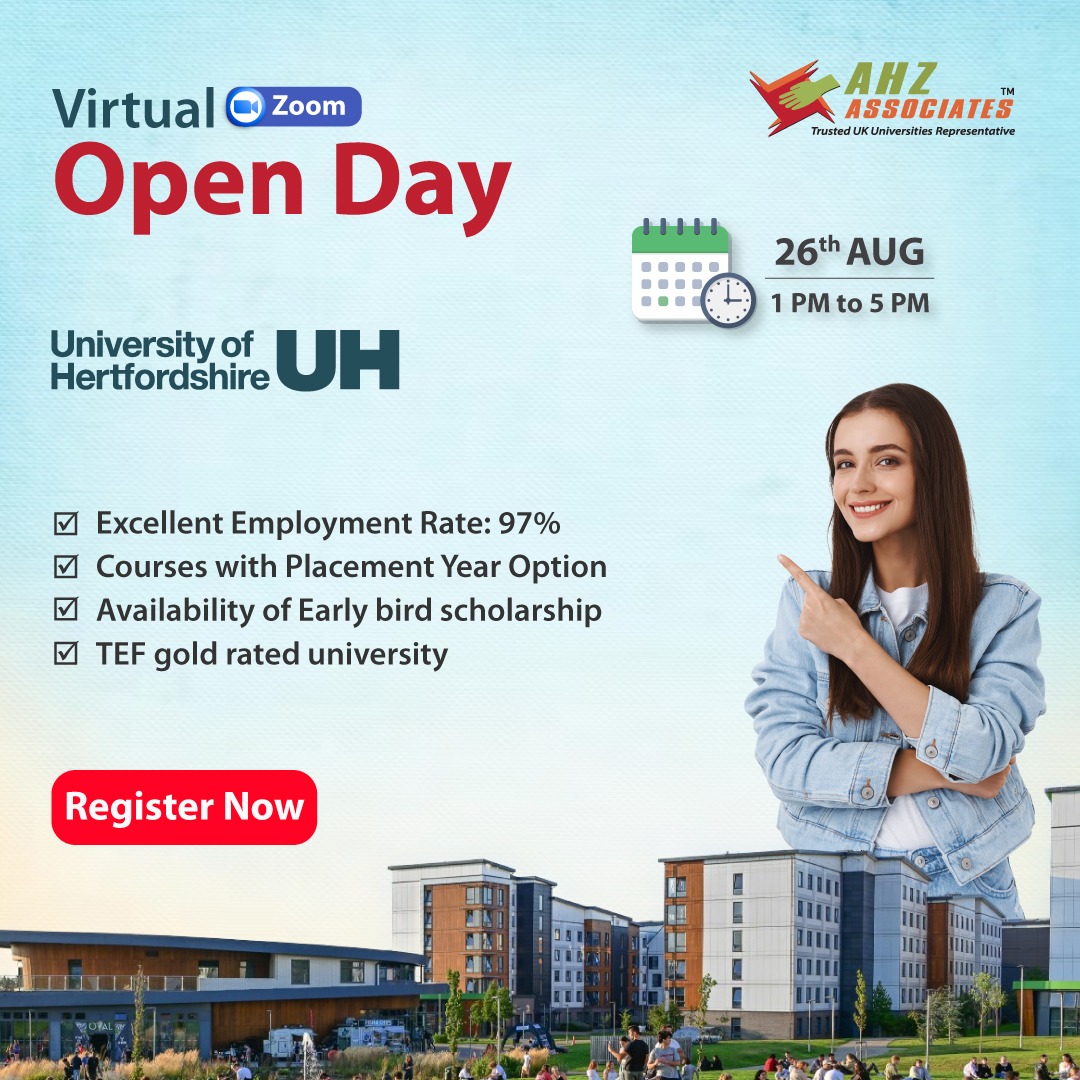 University of Hertfordshire Virtual Open Day