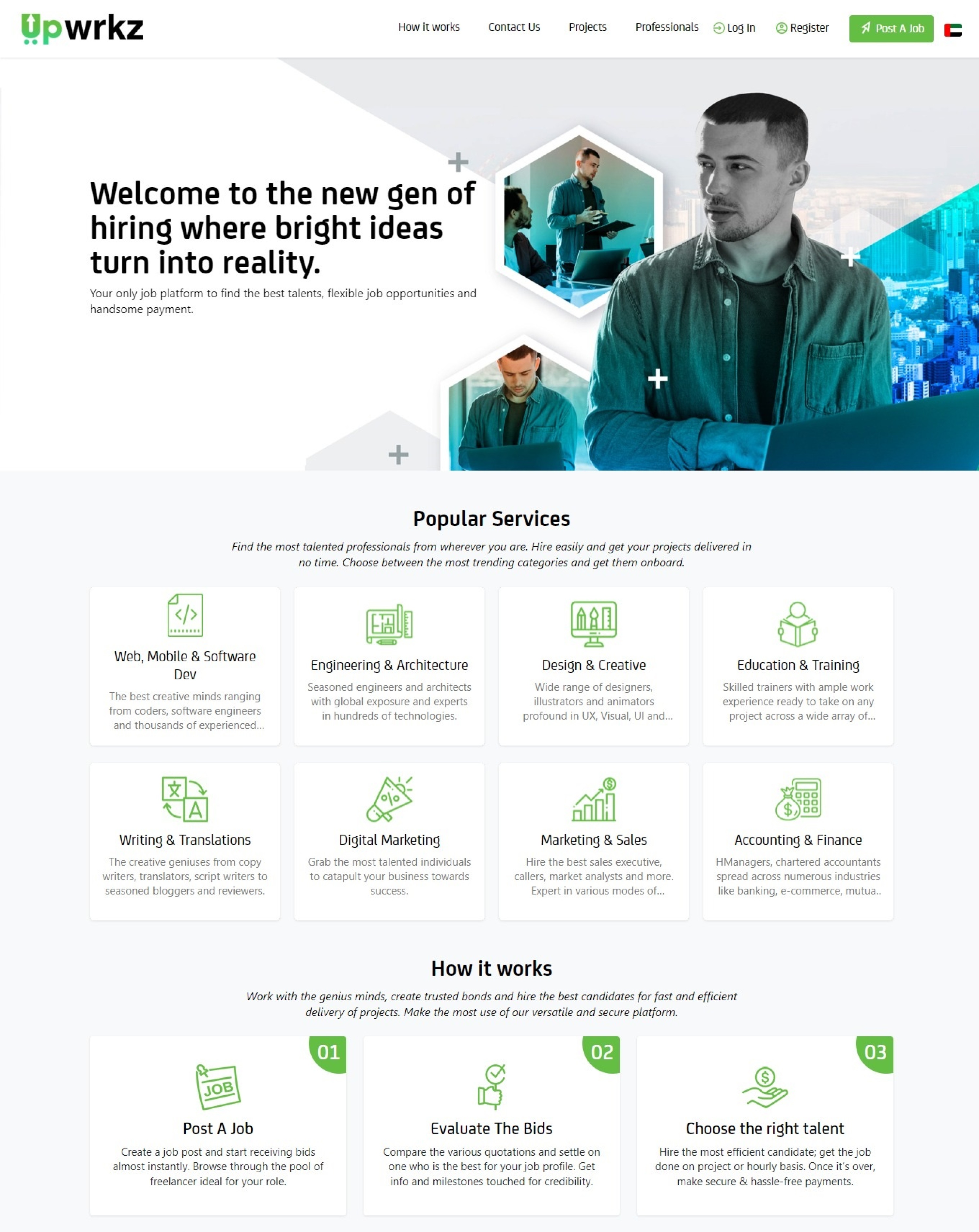 Upwrkz - Upwork Clone Script