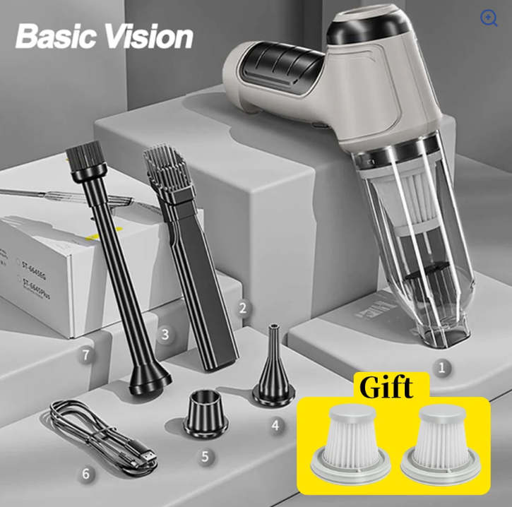 Buy Now! Wet Dry Cordless Handheld Auto Vacuum Cleaner