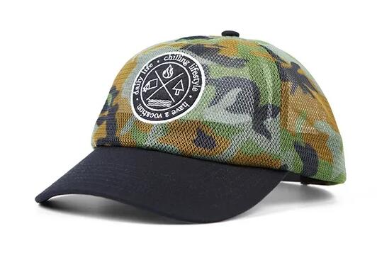 Custom Full Mesh Trucker Hats With Patch Logo