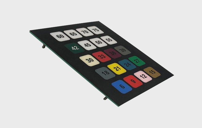 Computer screen at console
