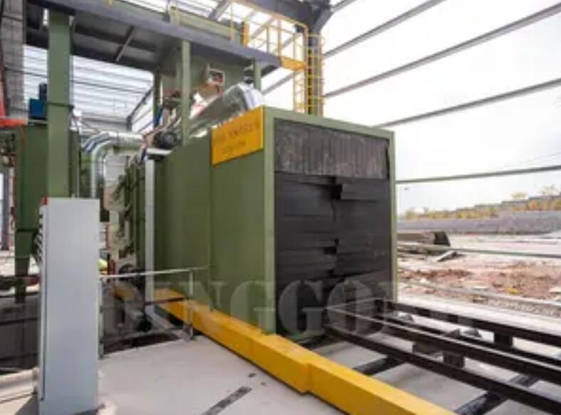 H BEAM SHOT BLASTING MACHINE