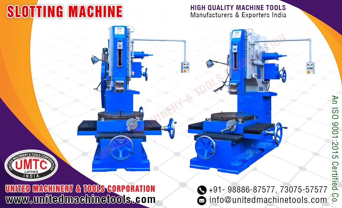 Slotting Machine Manufacturers Exporters Suppliers in India Punjab Ludhiana +91-9888687577, +91-7307557577 https://www.unitedmachinetools.com
