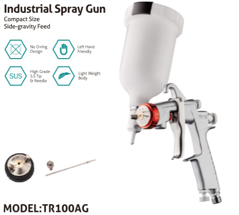 GRAVITY FEED SPRAY GUN