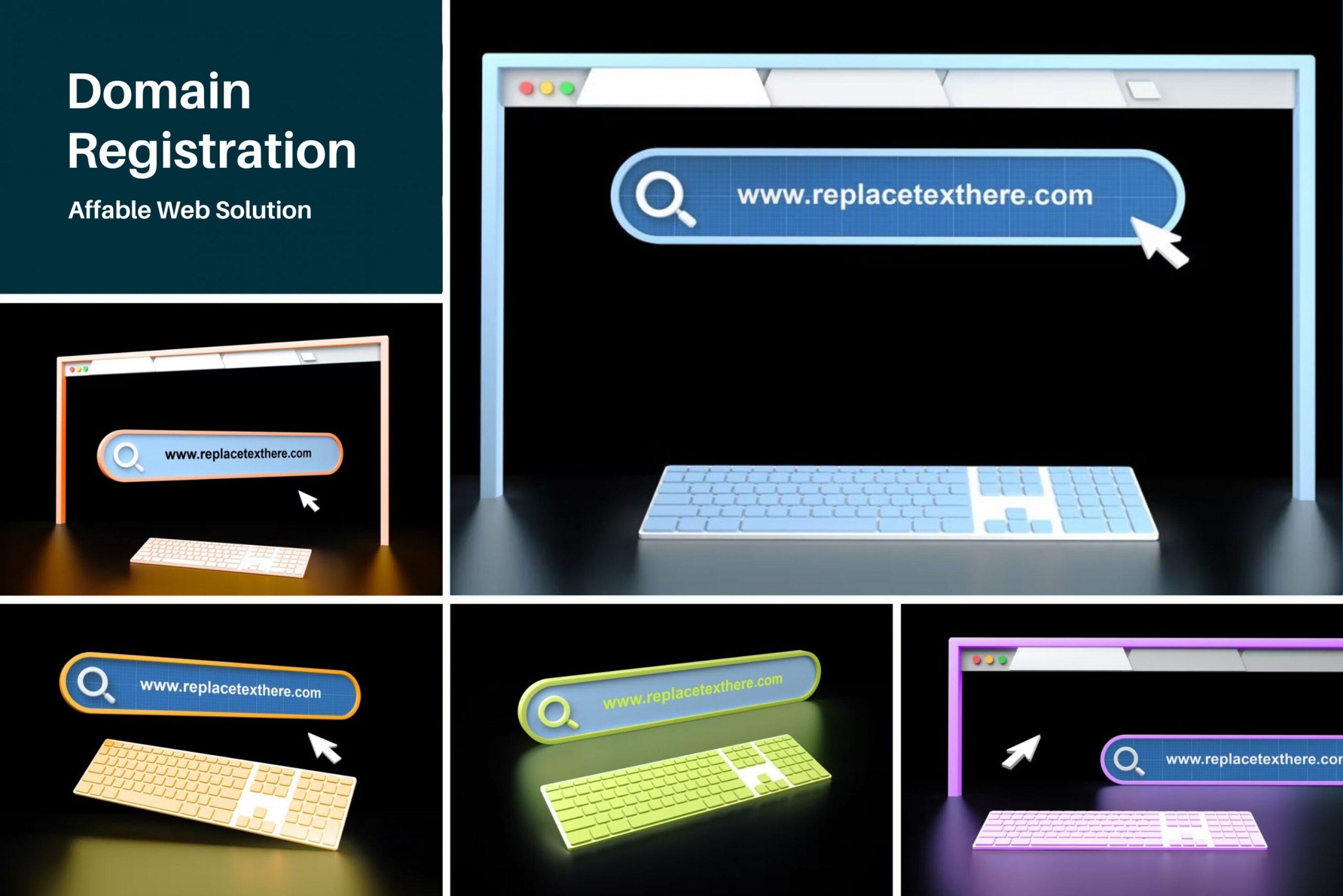บริการจดทะเบียนโดเมนเนม​​และการจัดการชื่อ (DNS)