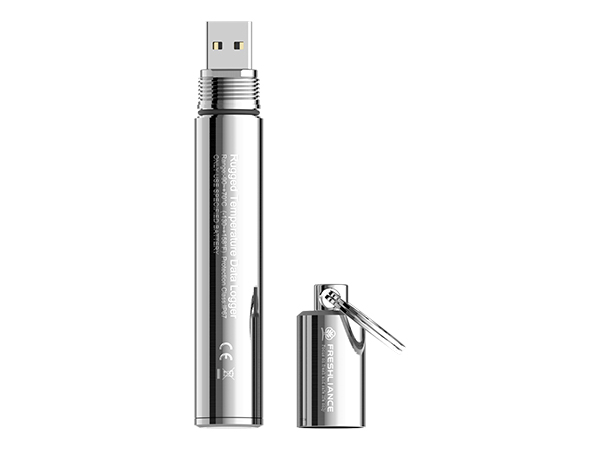 Rugged temperature data logger with high protection level