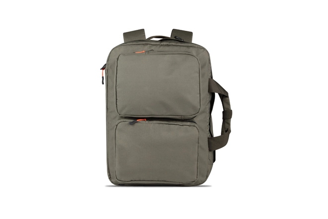 Premium Business 17'' Multiple Compartments 3 Way Use Convertible Laptop Backpack Messenger Laptop Bag Gox Bag