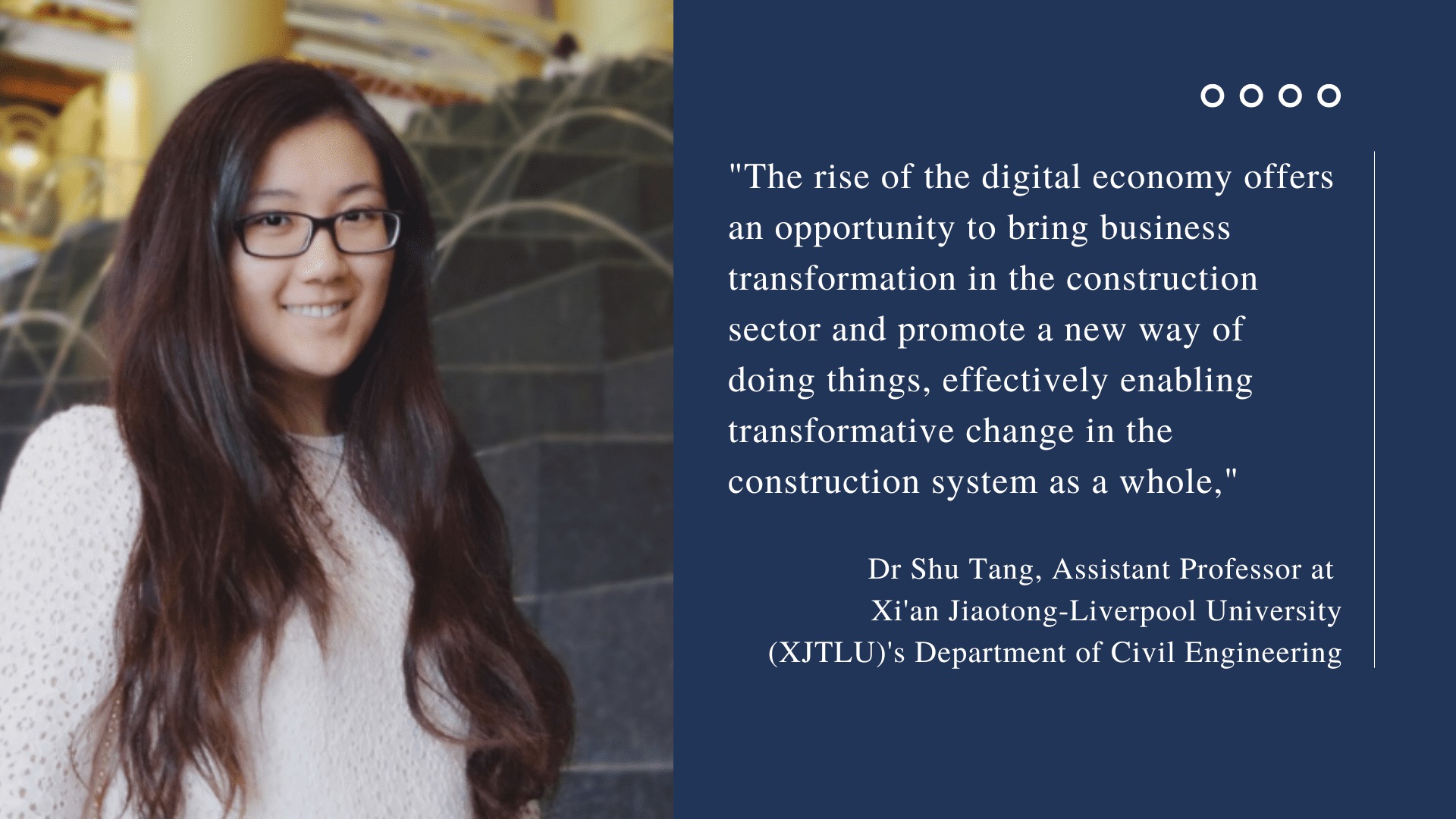 Interview: Digitalisation in Construction Industry Facilitates Data-driven Decisions to Reduce Environmental Impact