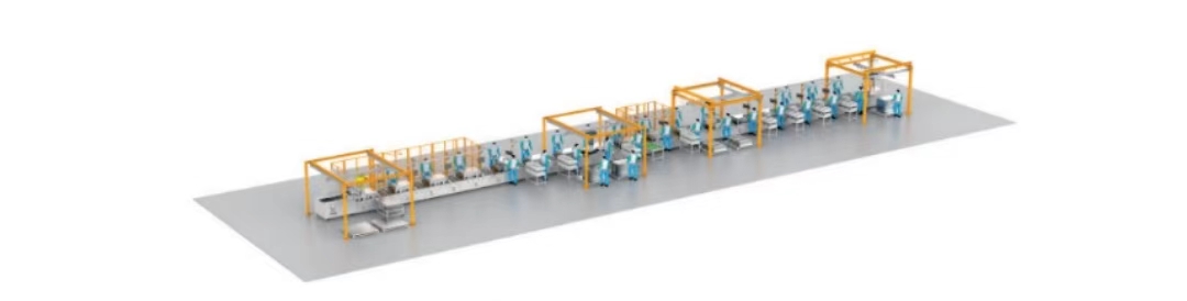 prismatic battery pack assembly line