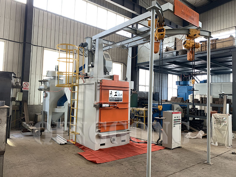 HANGER TYPE SHOT BLASTING MACHINE