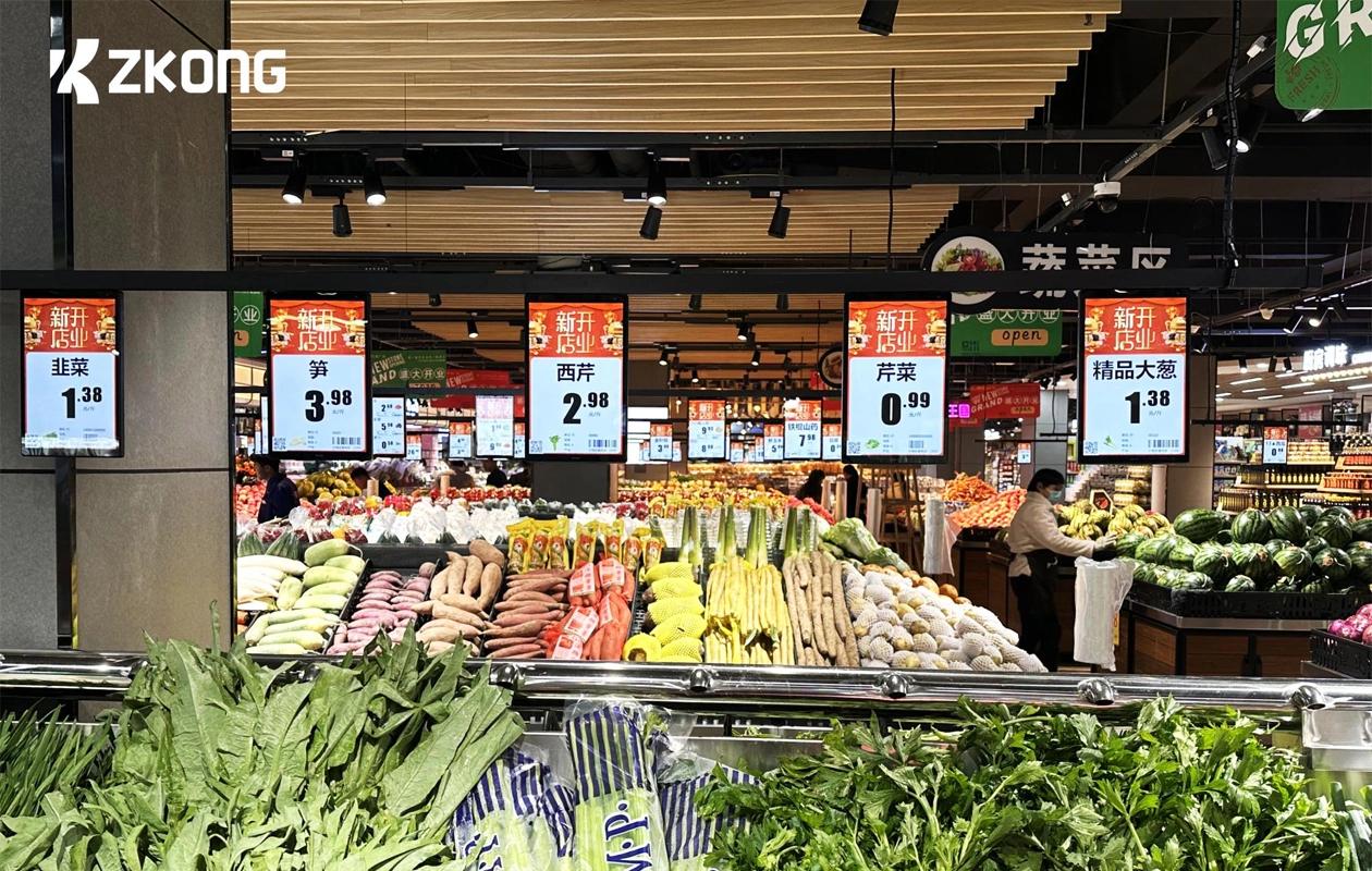 ZKONG Legendary Digital Shelf Edge Displays