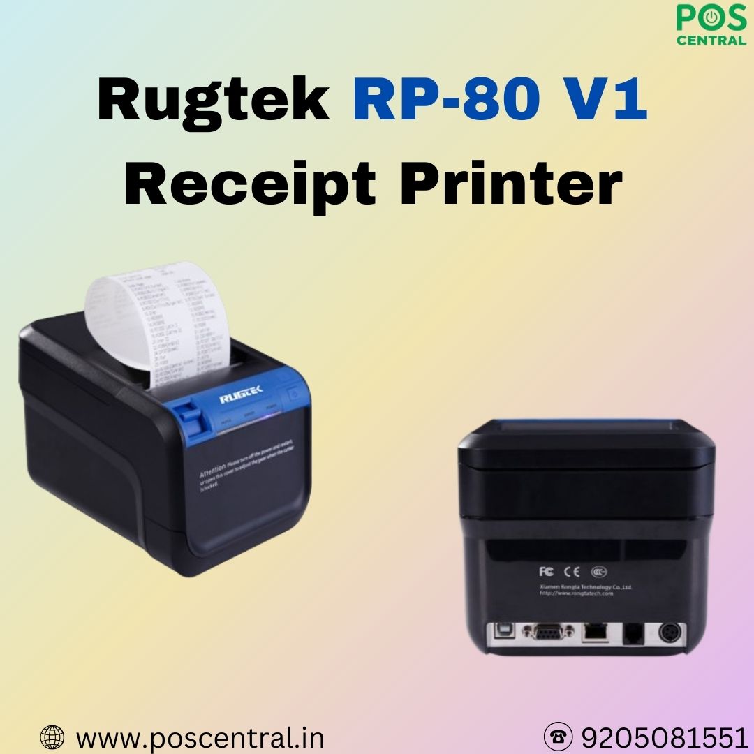 Rugtek RP-80 V1 Receipt Printer for Seamless Point of Sale Operations