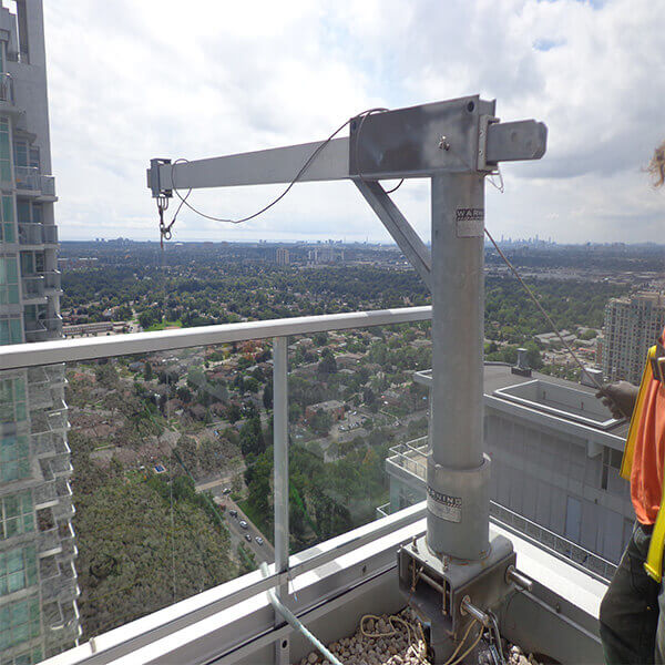 Fall Protection Davit Arm