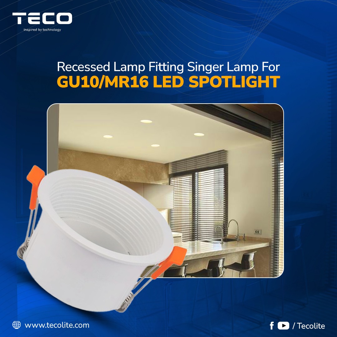 Upgrade your lighting with the stunning Singer Lamp, designed for GU10 and MR16 LED spotlights!