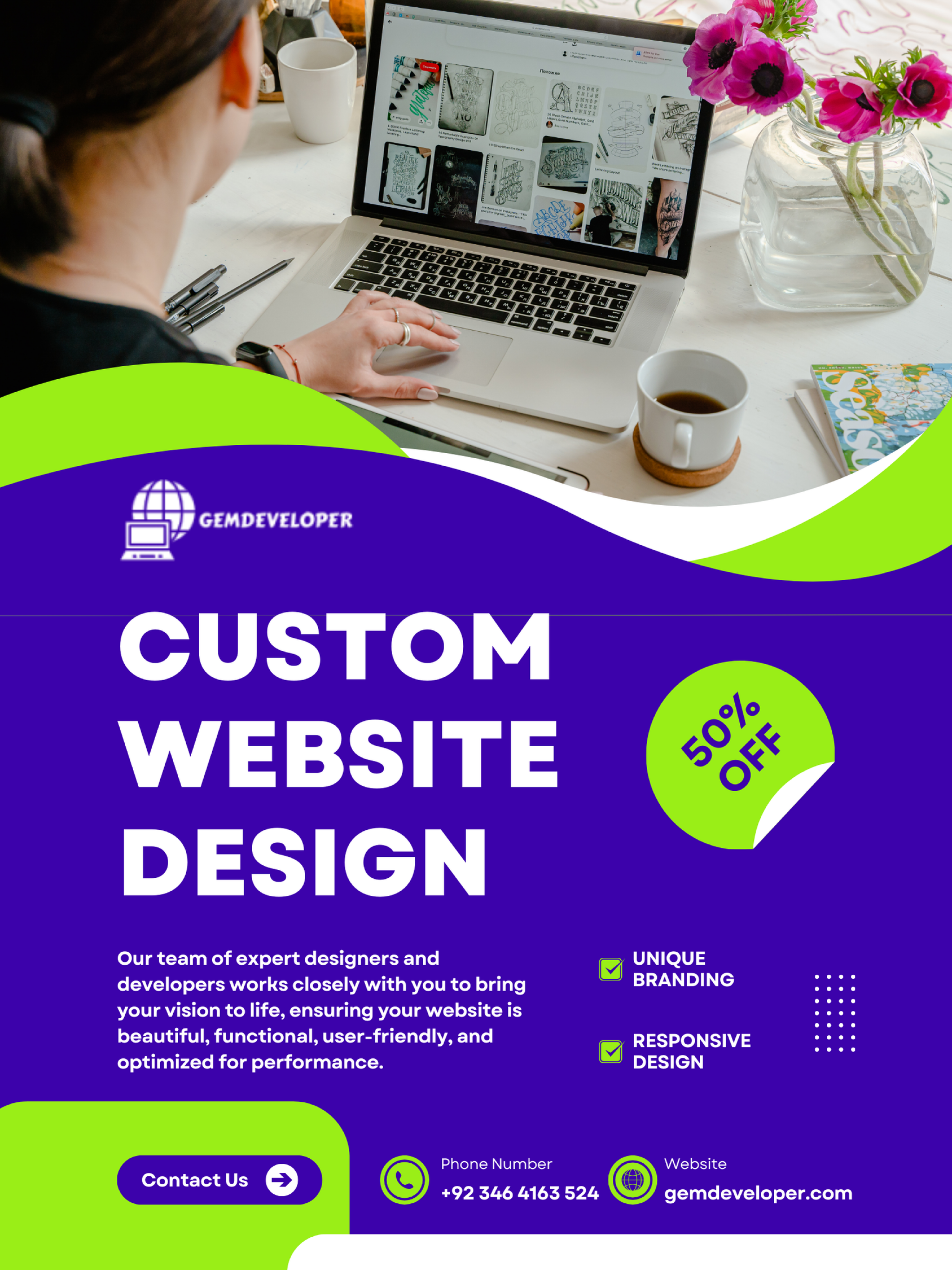 Pagbuo ng website serbisyo