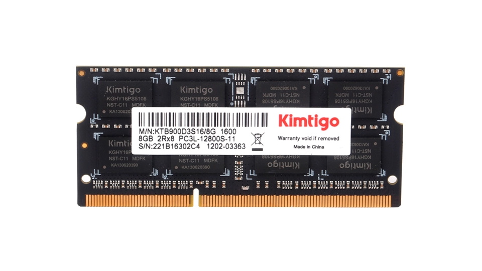 KIMTIGO INDUSTRIAL DDR3 LAPTOP MEMORY