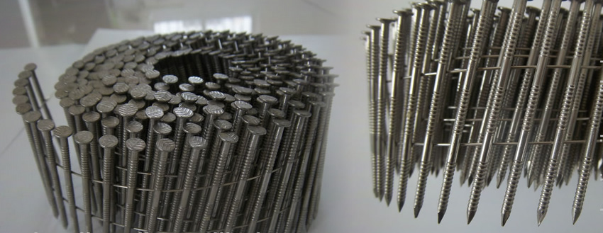 Stainless Steel Coiled Nails 