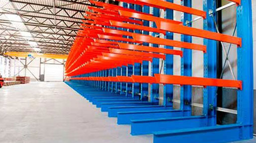 Cantilever Wood Racking Lumber Storage Solution