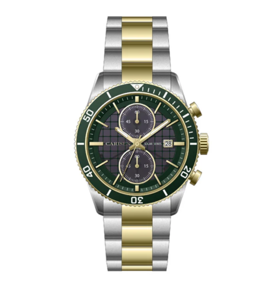 Carisen Solar Quartz Men's Watch
