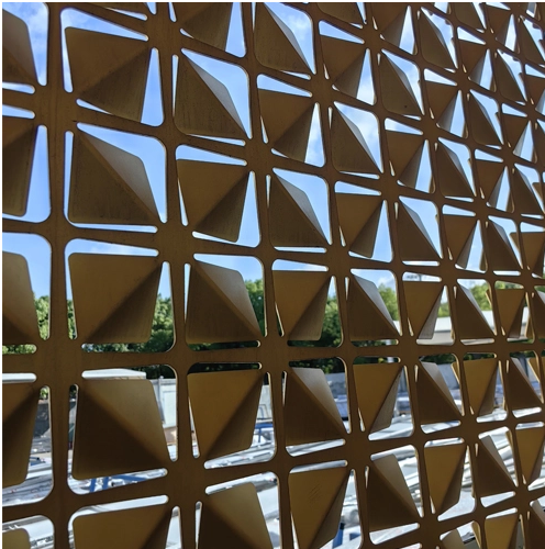 Carved Aluminum Panel