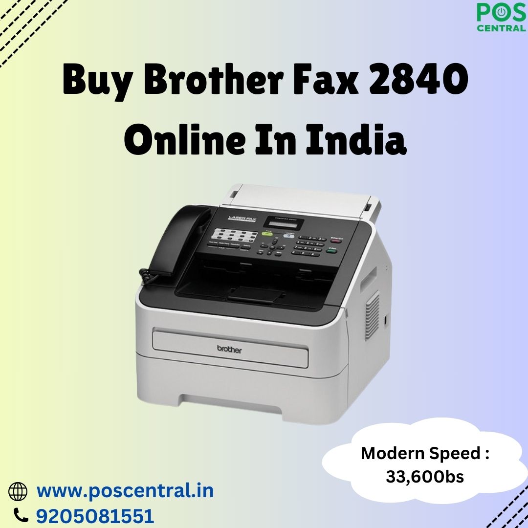 Get Brother FAX-2840 High-Quality Fax Machine with PC Connectivity