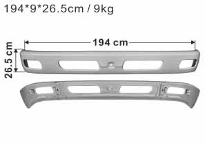 MITSUBISHI CANTER BUMPER W FOG HOLE MK547539