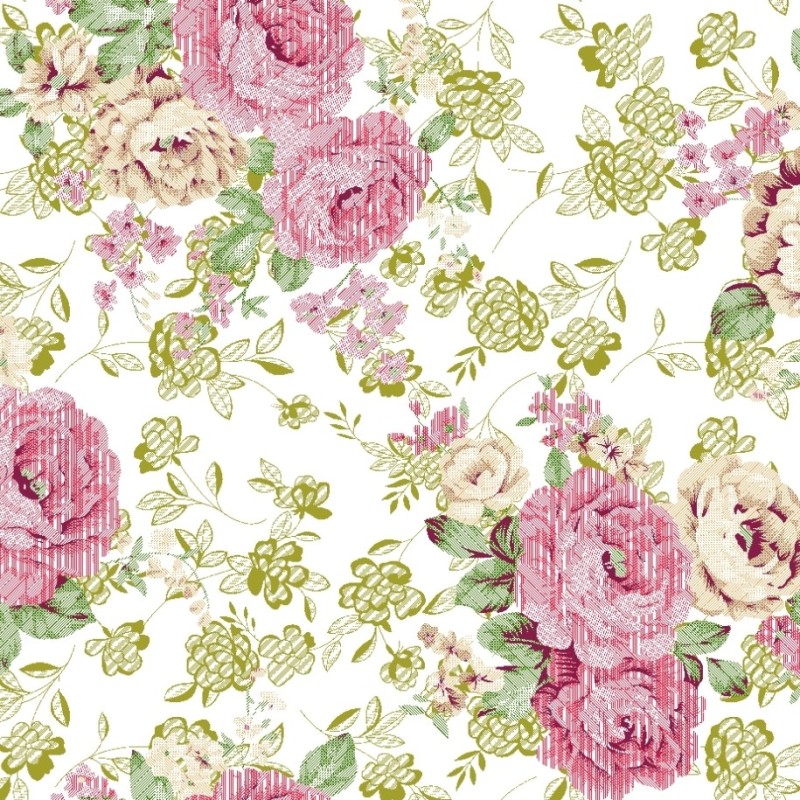 100% Polyester Printed Pigment Fabric