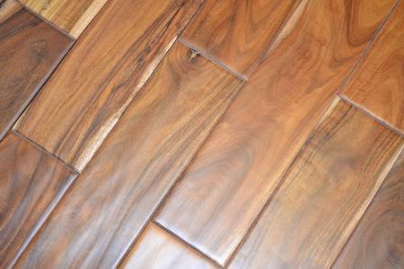 Hand scraped Acacia (asian walnut) Hardwood flooring