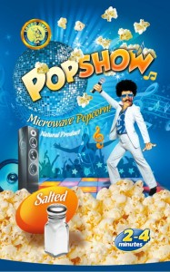 Microwave popcorn salted