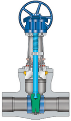 Pressure seal flexible wedge gate valves