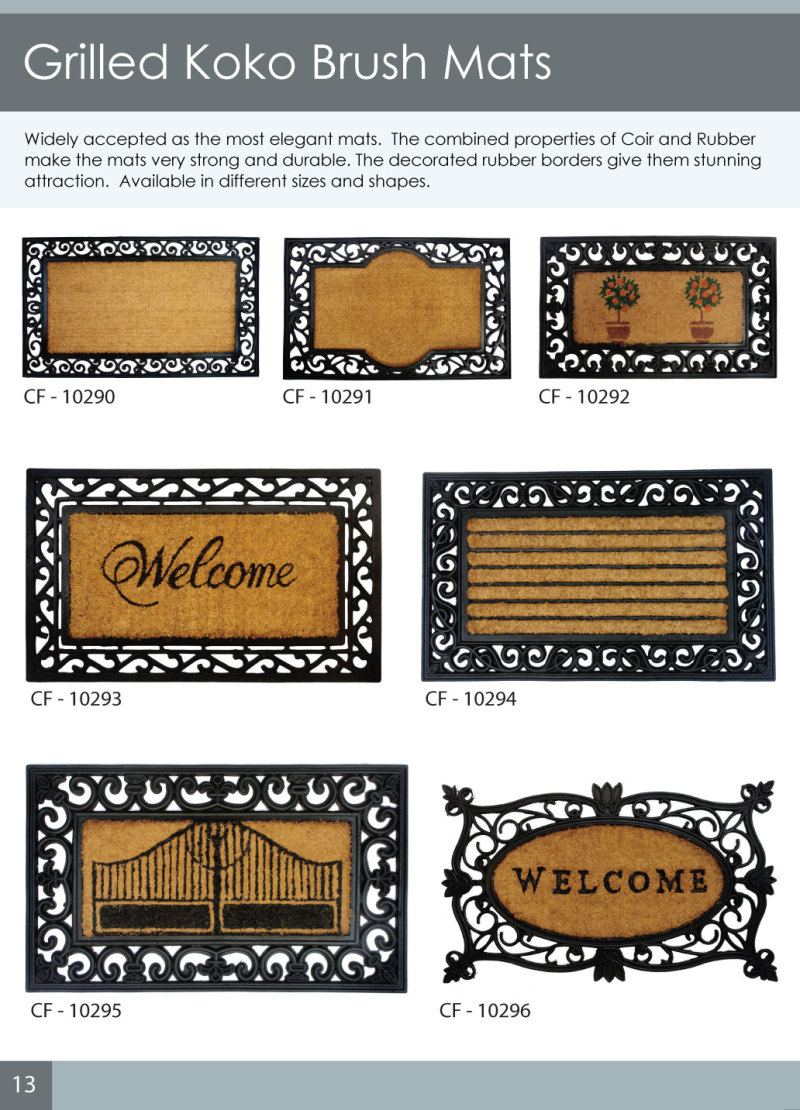 COIR RUBBER INLAY MAT