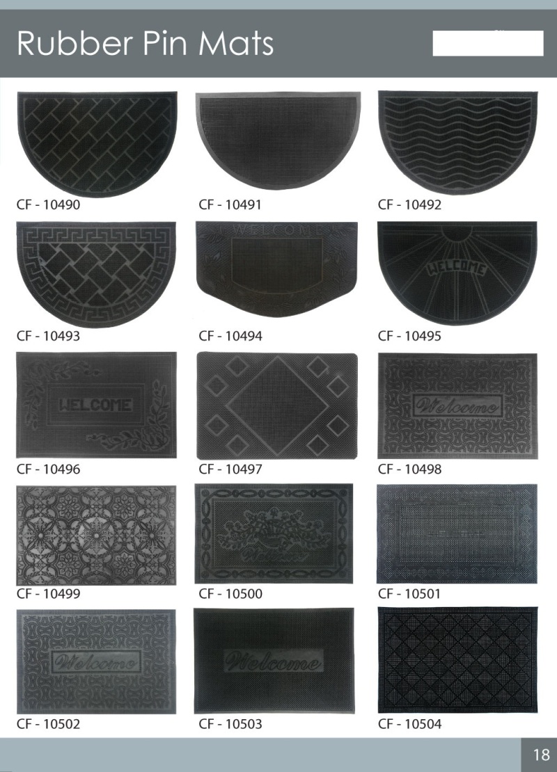 RUBBER PIN MATS