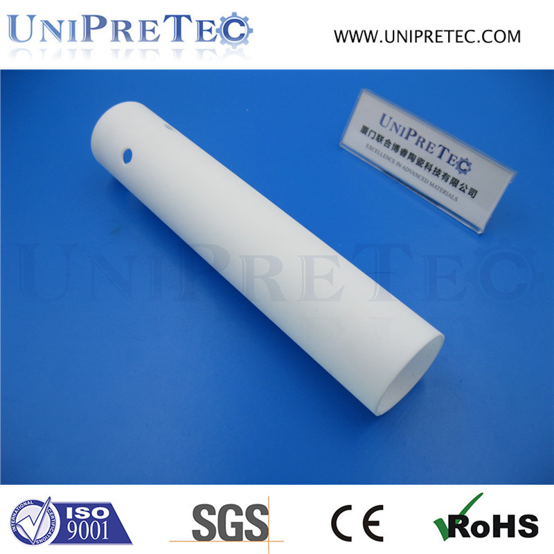 Ceramic insulators at insulating fitting