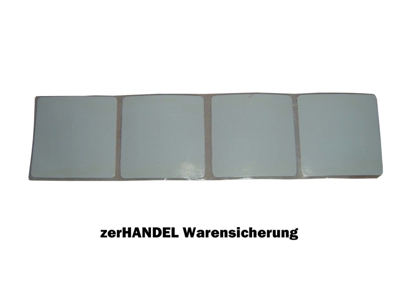 1 Role = 1000 piece RF Label withe Blanco 40x40 mm 8,2 MHz